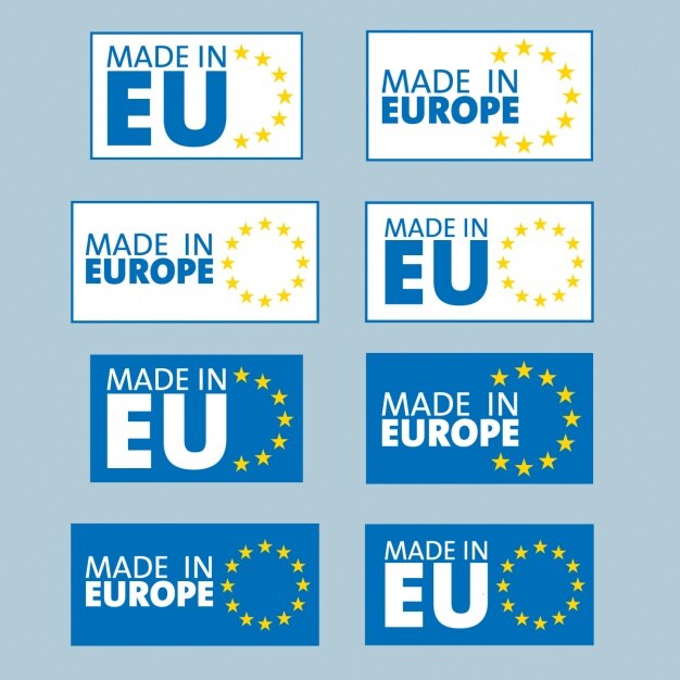 Vecteur gratuit made in europe