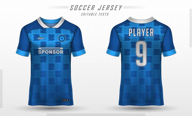 Maillot de football modèle sport t-shirt design