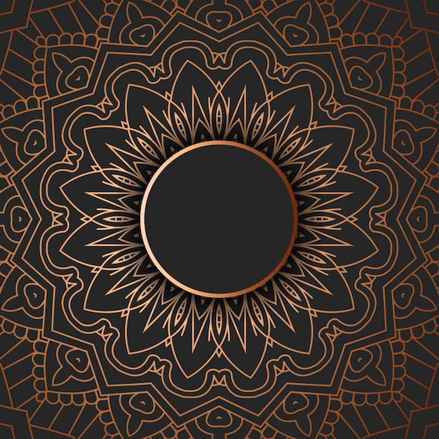 Vecteur gratuit mandala décoratif