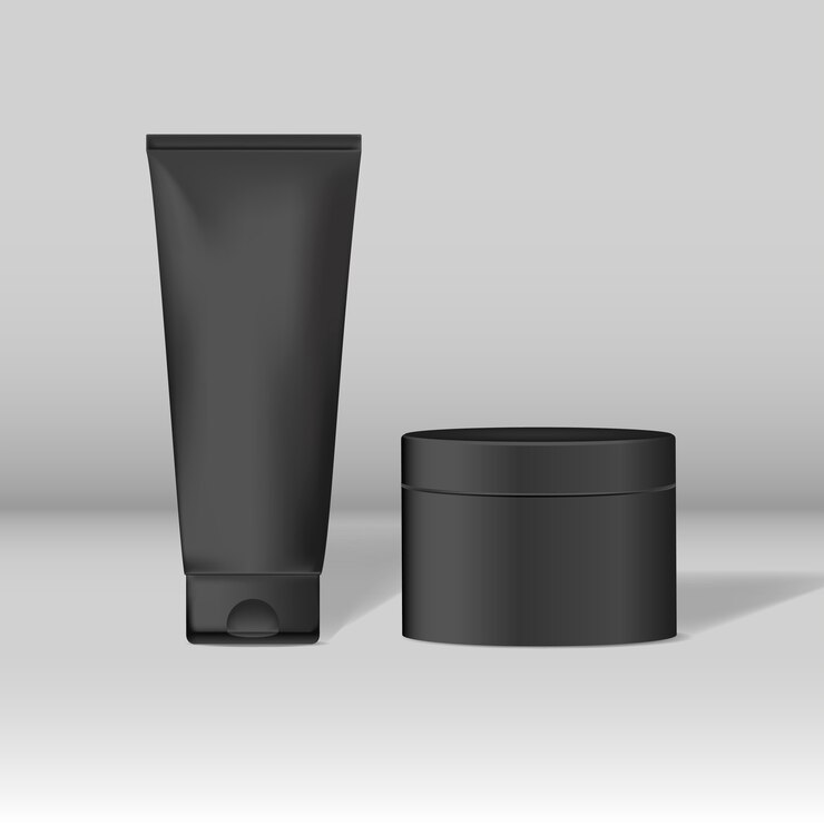 Vecteur gratuit maquettes de tubes cosmétiques et de pots