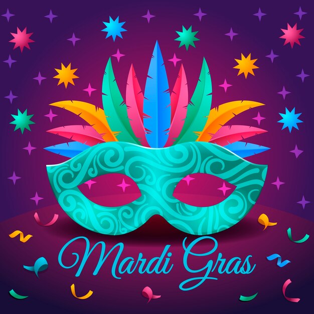 Mardi gras réaliste
