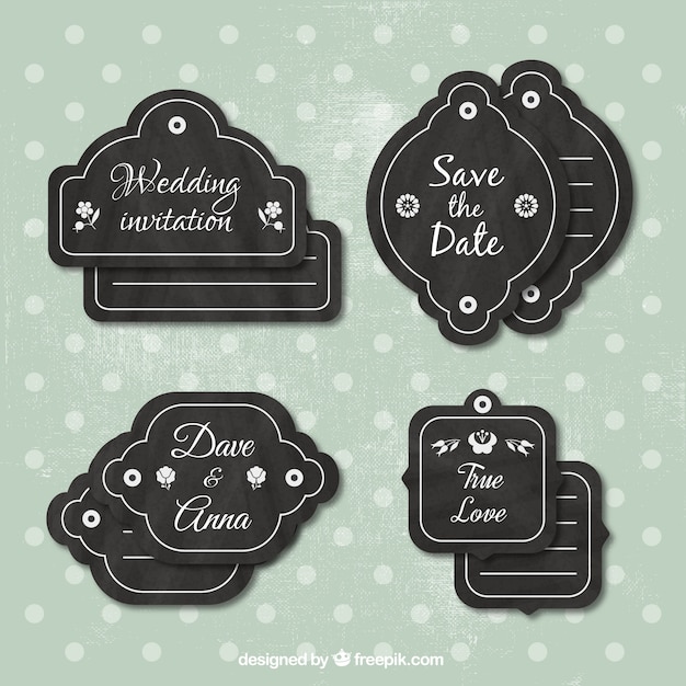 mariage Vintage labels collection