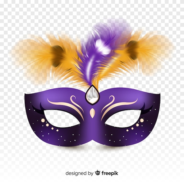 Masque Réaliste De Carnaval Brésilien