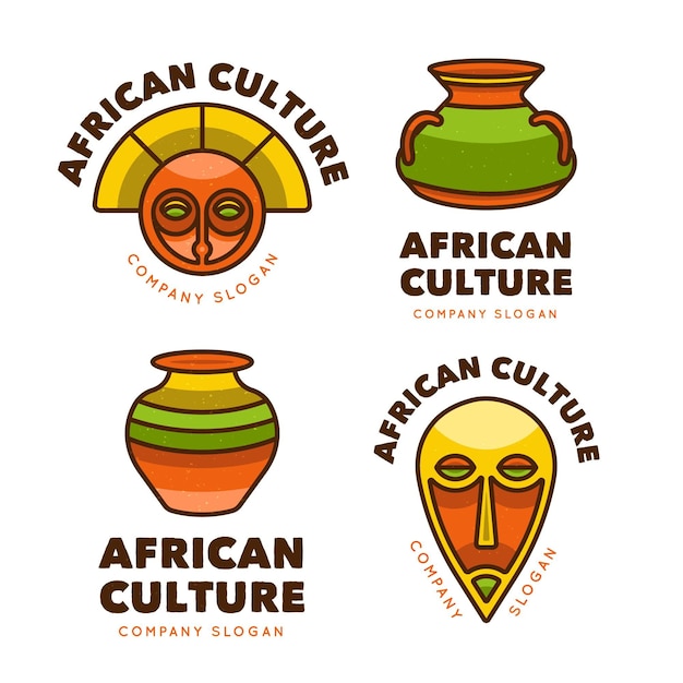 Masques Et Objets Logo Afrique