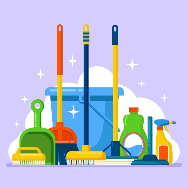 Matériel d'hygiène pour le nettoyage des surfaces