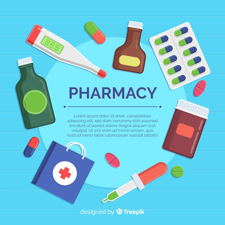 Vecteur gratuit médicaments
