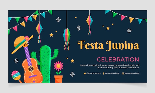 Message Facebook Plat Festas Juninas