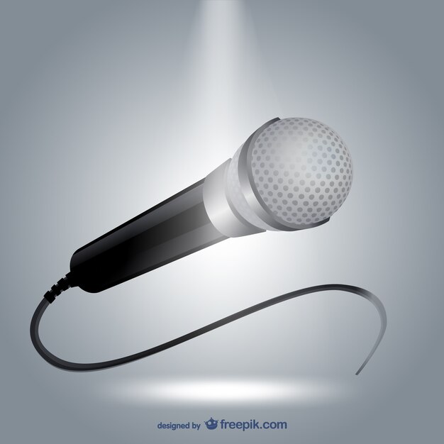 Microphone, illustrations vecteur