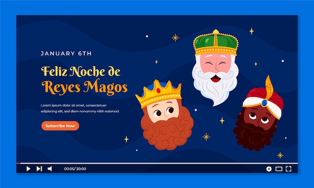 Une Miniature Plate De Youtube Pour Reyes Magos