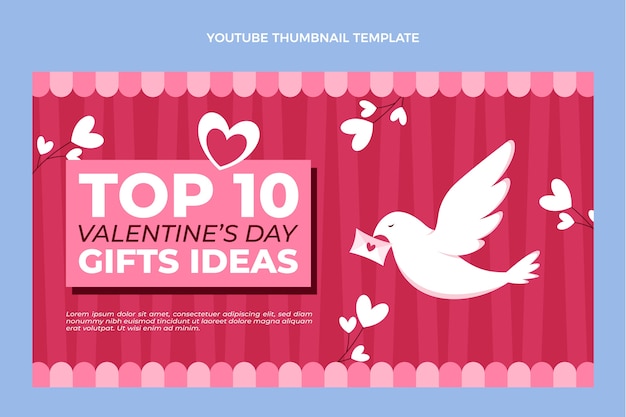 Miniature Youtube Plate De La Saint-valentin