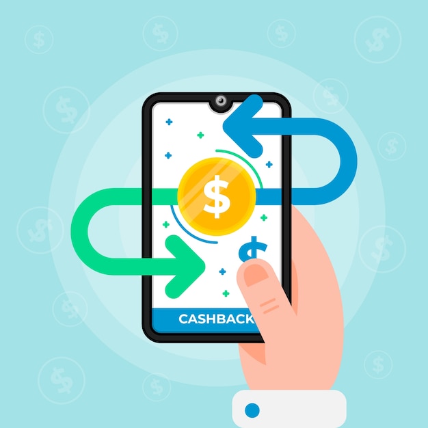 Mobile Avec Concept De Cashback