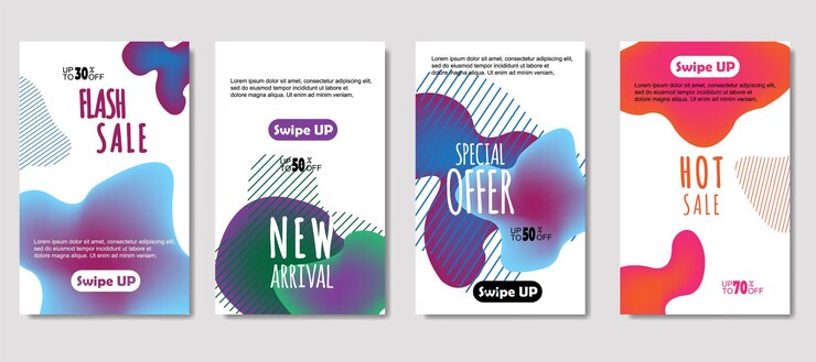 Vecteur gratuit mobile fluide abstrait dynamique pour les bannières de vente conception de modèle de bannière de vente conception de jeu d'offre spéciale de vente méga pour la carte-cadeau de dépliant affiche sur la bannière de livre de couverture de mur médias sociaux