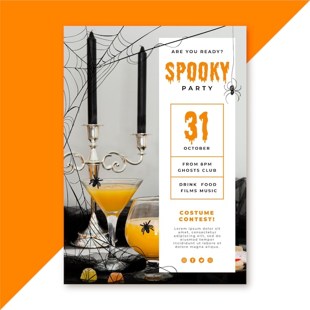 Modèle D'affiche Halloween