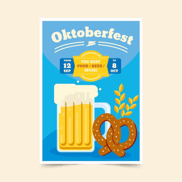 Modèle D'affiche Oktoberfest