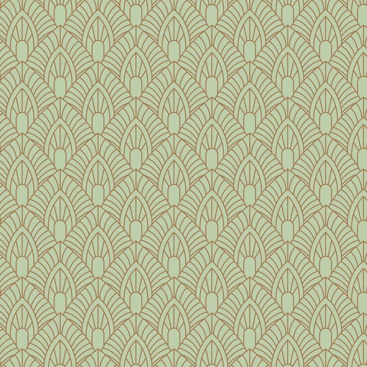 Vecteur gratuit modèle art déco design plat