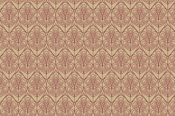 Vecteur gratuit modèle art déco design plat