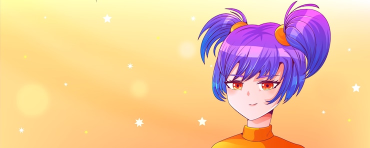 Vecteur gratuit modèle de bannière d'anime détaillé