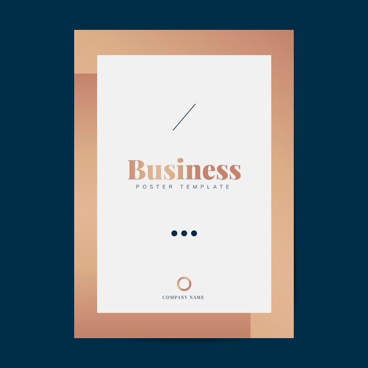 Vecteur gratuit modèle de brochure et affiche d&#39;entreprise