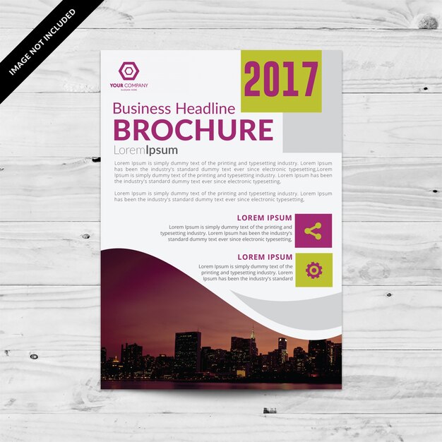 Modèle de brochure d&#39;entreprise