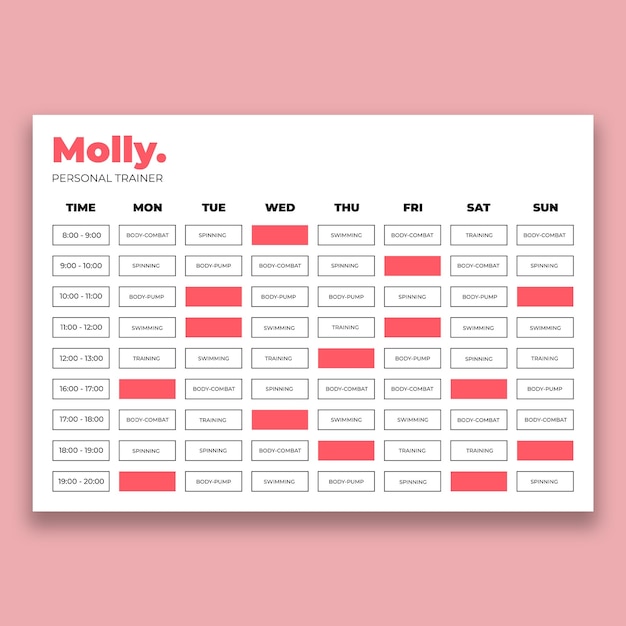 Vecteur gratuit modèle de calendrier de conception plate