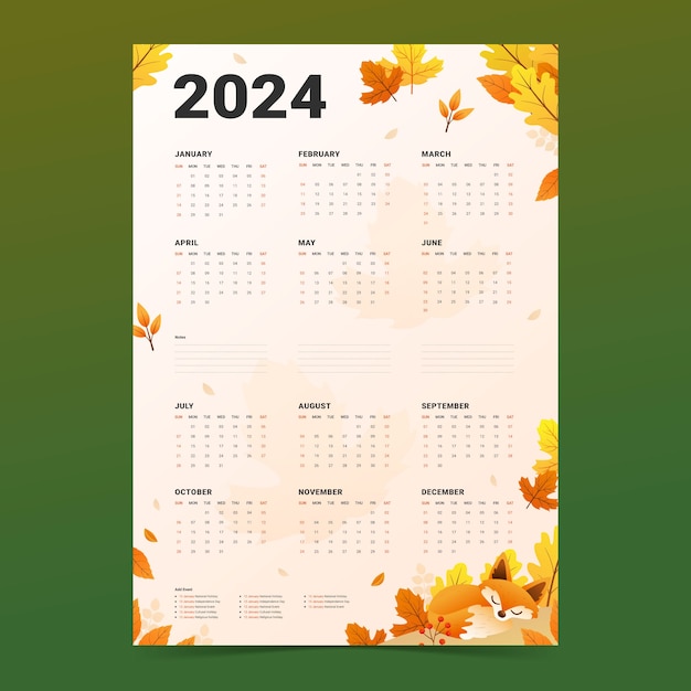 Images de Calendrier Octobre 2024 Format A4 Téléchargement gratuit