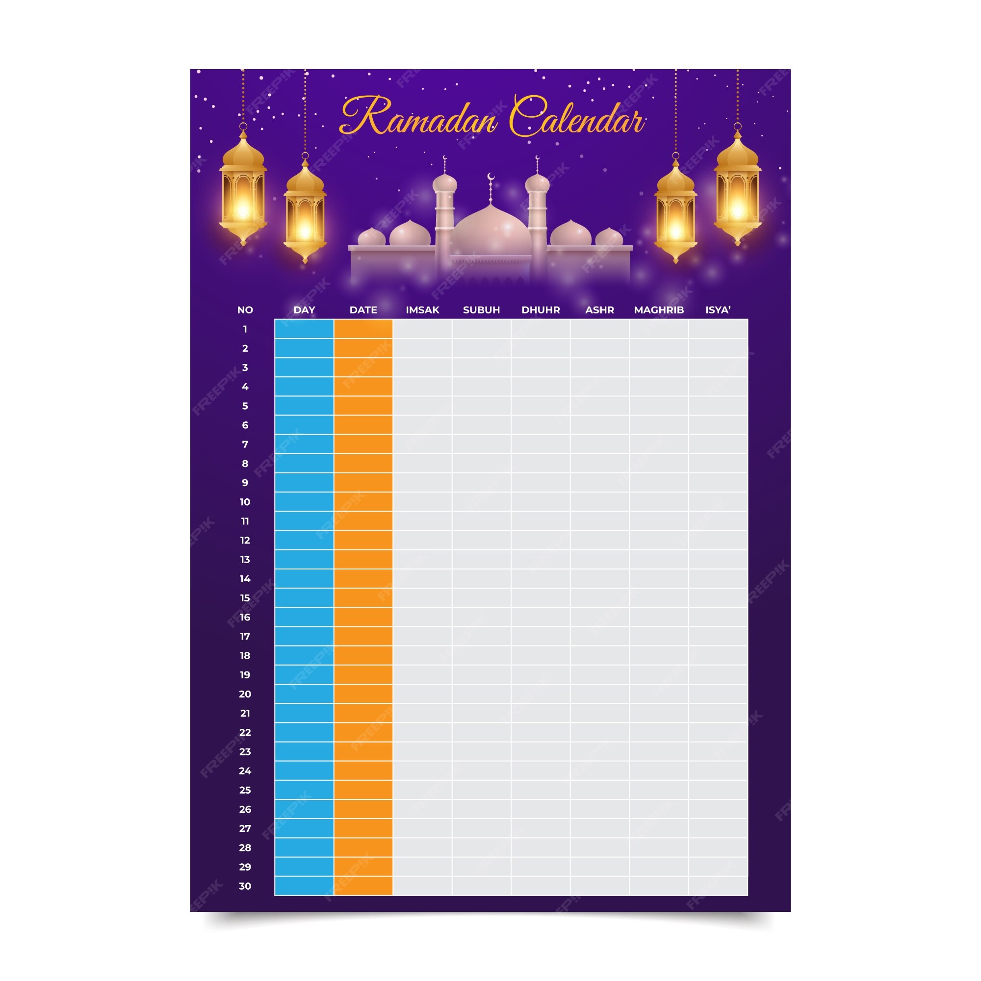 Calendrier Ramadan 2025 Tunisie Timmi Giovanna