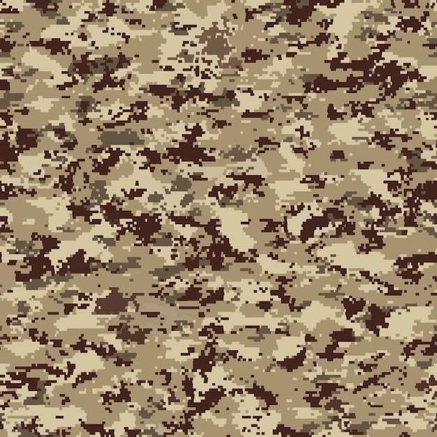 Modèle De Camouflage Numérique Design Plat