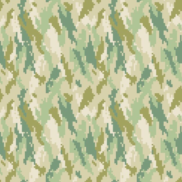 Modèle De Camouflage Numérique Design Plat