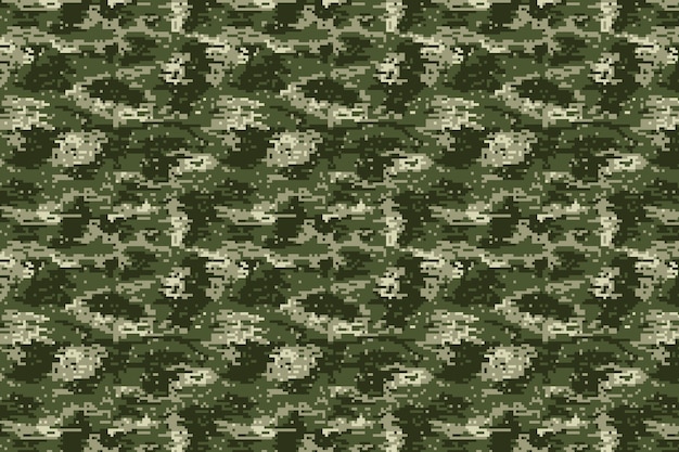 Modèle De Camouflage Numérique Design Plat