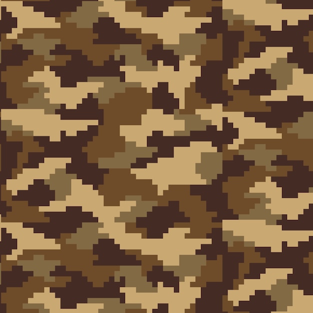 Vecteur gratuit modèle de camouflage numérique design plat