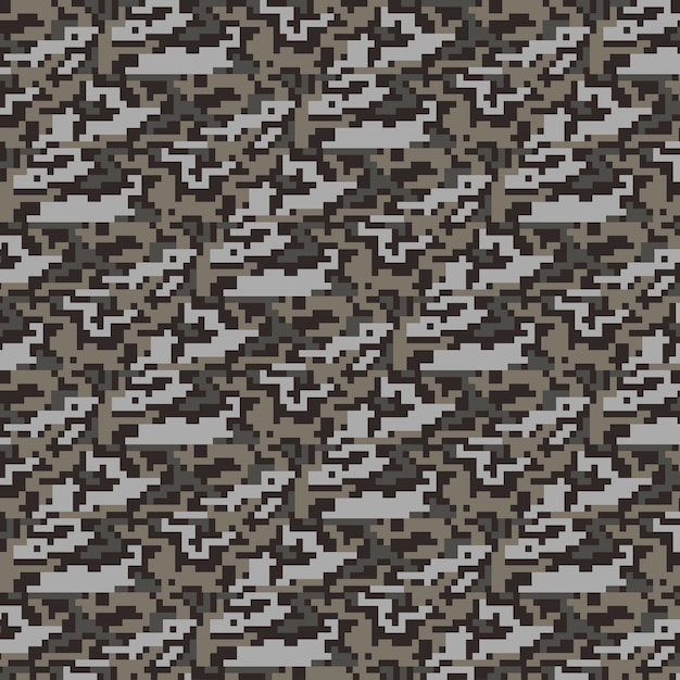 Vecteur gratuit modèle de camouflage numérique design plat