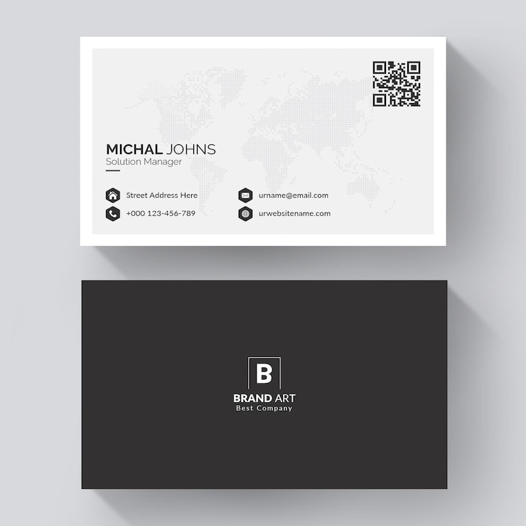 Vecteur gratuit modèle de carte de visite créative