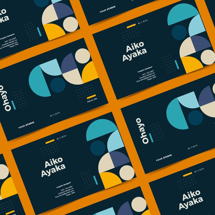 Vecteur gratuit modèle de carte de visite drôle de graphiste