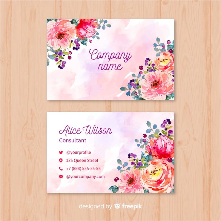Vecteur gratuit modèle de carte de visite