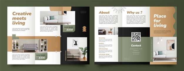 Modèle de catalogue de produits dégradé