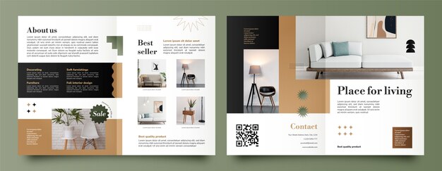 Modèle de catalogue de produits dégradé