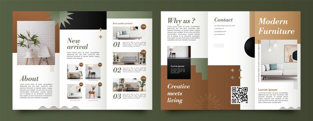 Modèle de catalogue de produits dégradé