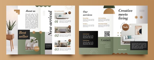 Modèle de catalogue de produits dégradé