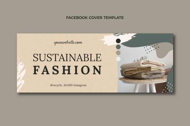 Modèle de conception de boutique de texture dessinée à la main
