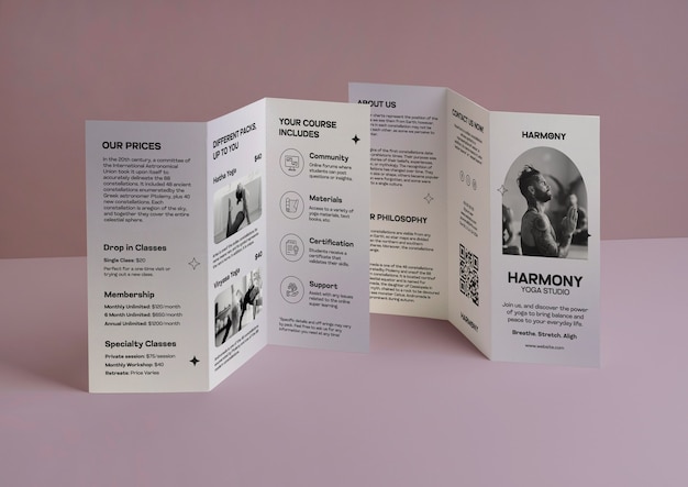 Modèle de conception de la brochure d'entreprise
