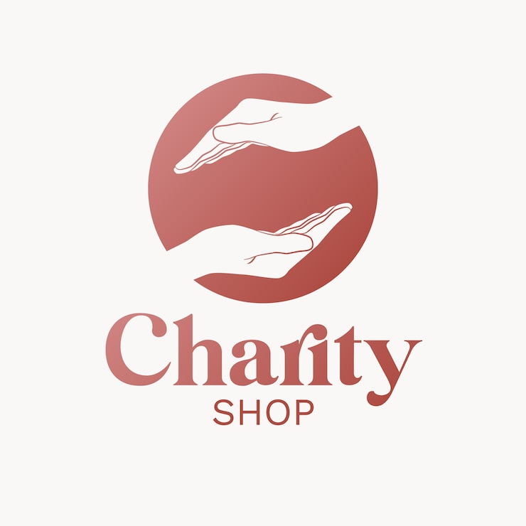 Vecteur gratuit modèle de conception du logo de l'organisme de bienfaisance