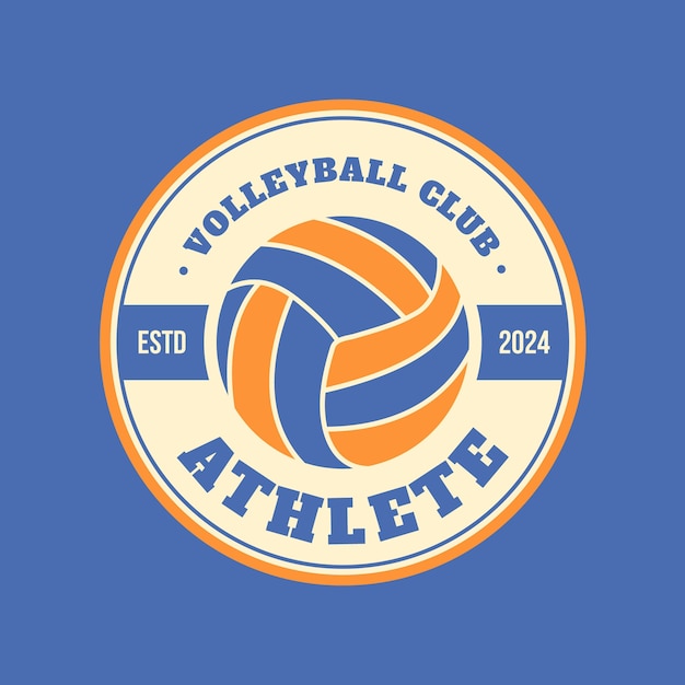Vecteur gratuit modèle de conception du logo sportif
