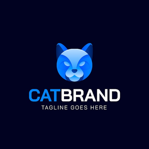 Vecteur gratuit modèle de conception de logo animalier