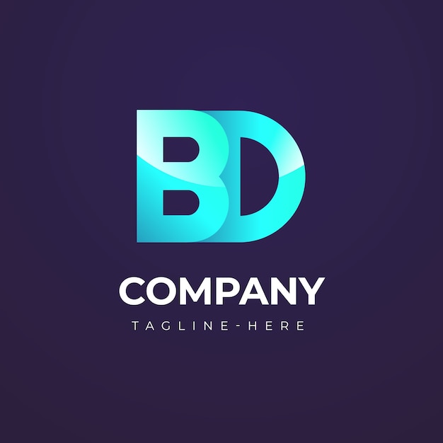 Modèle De Conception De Logo Bd