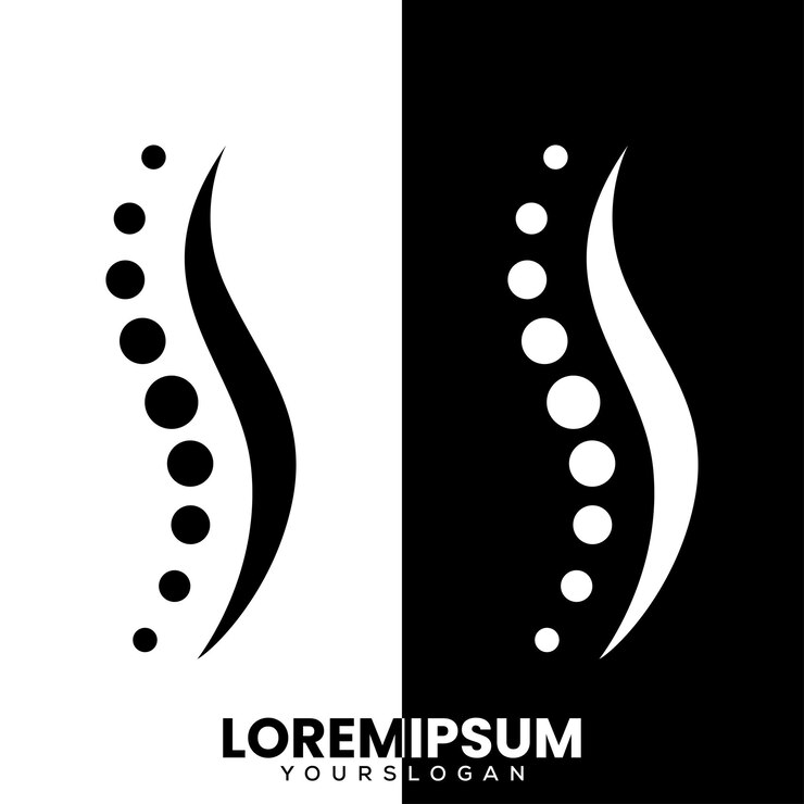 Modèle de conception de logo coccyx
