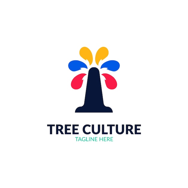 Modèle de conception de logo culturel