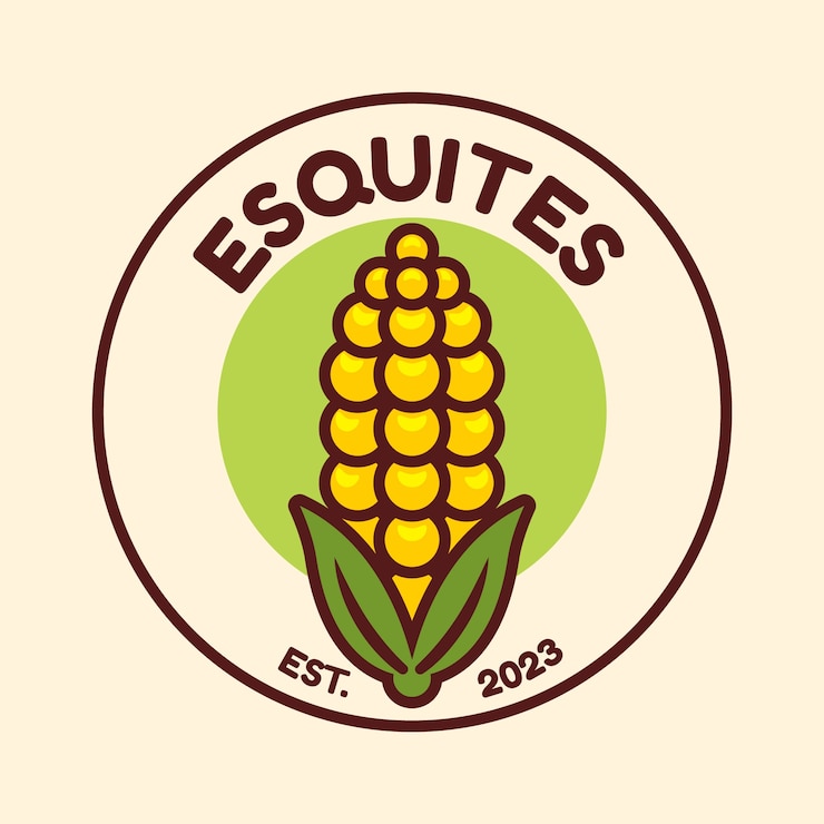 Vecteur gratuit modèle de conception de logo esquites