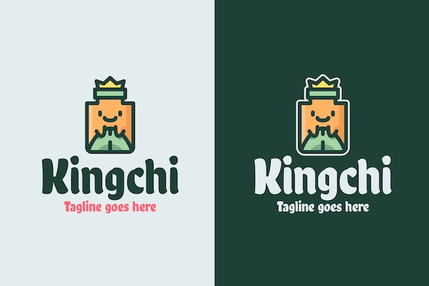 Modèle De Conception De Logo Kimchi