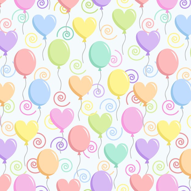 modèle de couleur pastel de bonbons de conception plate