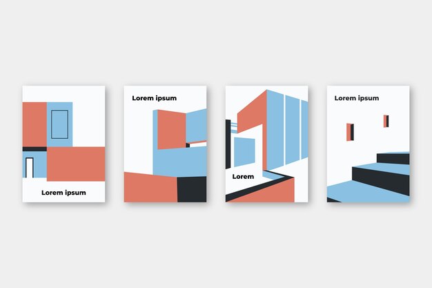 Modèle de couvertures d'architecture minimale
